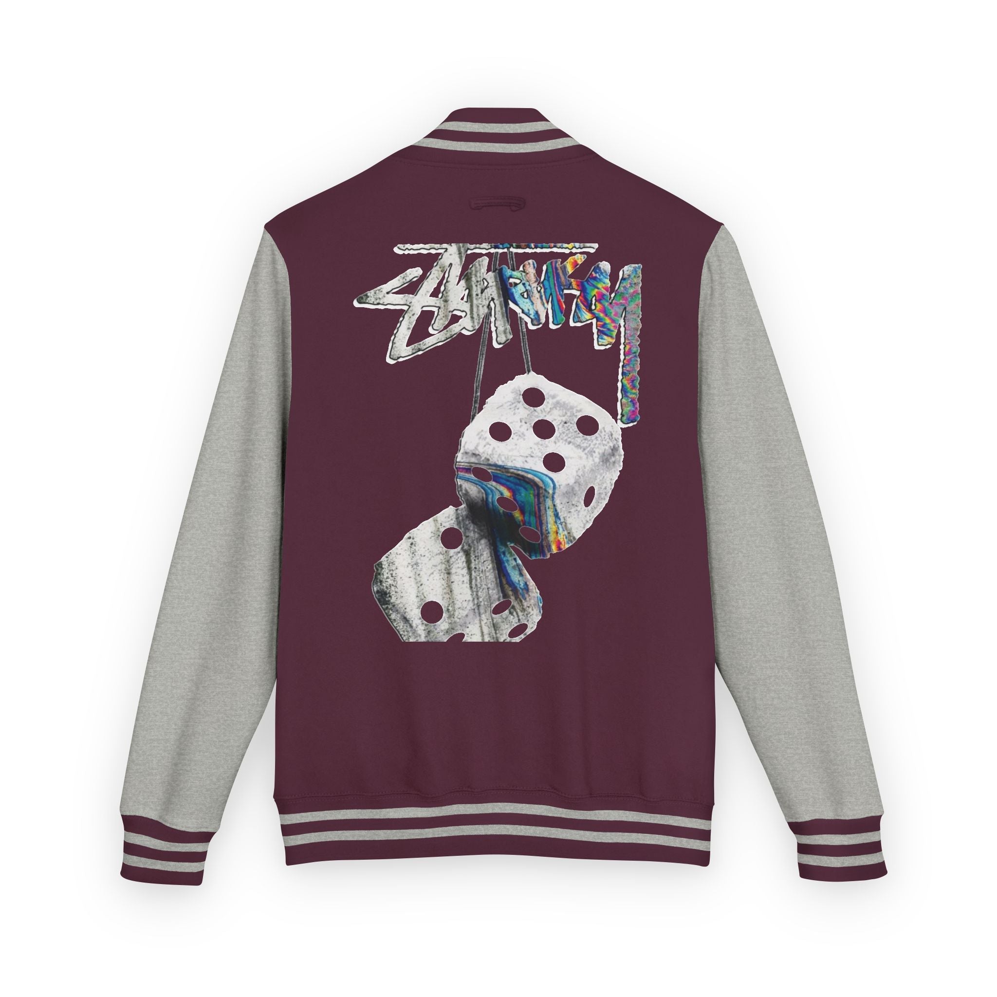 Hanging Dice Letterman Jacket | Varsity Bomber Jacket