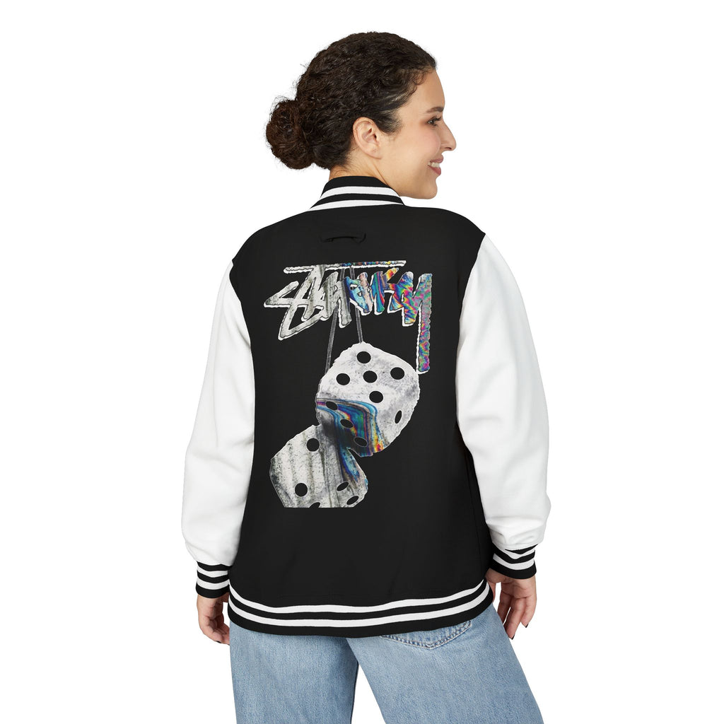 Hanging Dice Letterman Jacket | Varsity Bomber Jacket
