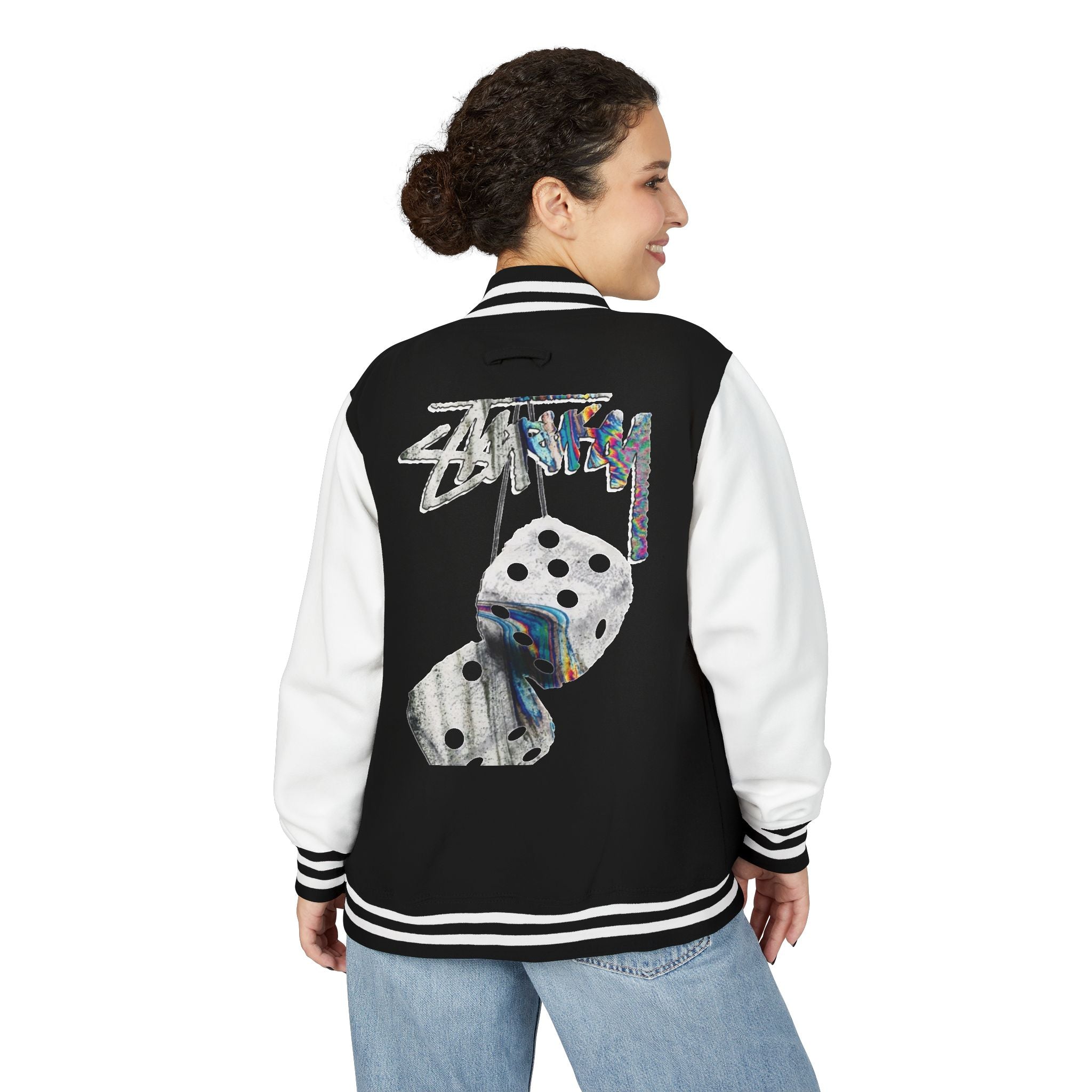 Hanging Dice Letterman Jacket | Varsity Bomber Jacket