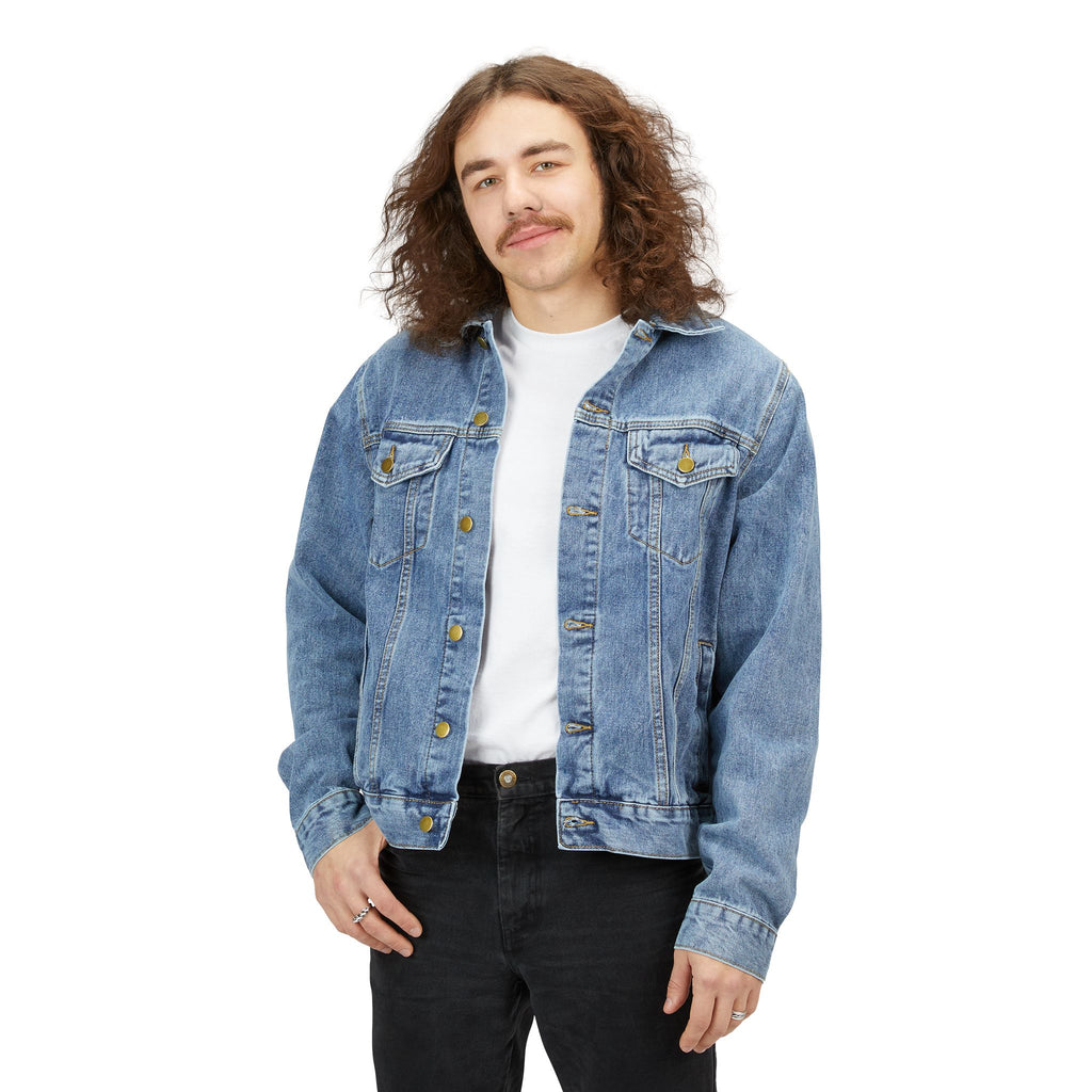 Classic Light Wash Denim Jacket | Vintage Style Jean Jacket, Button-Up Coat
