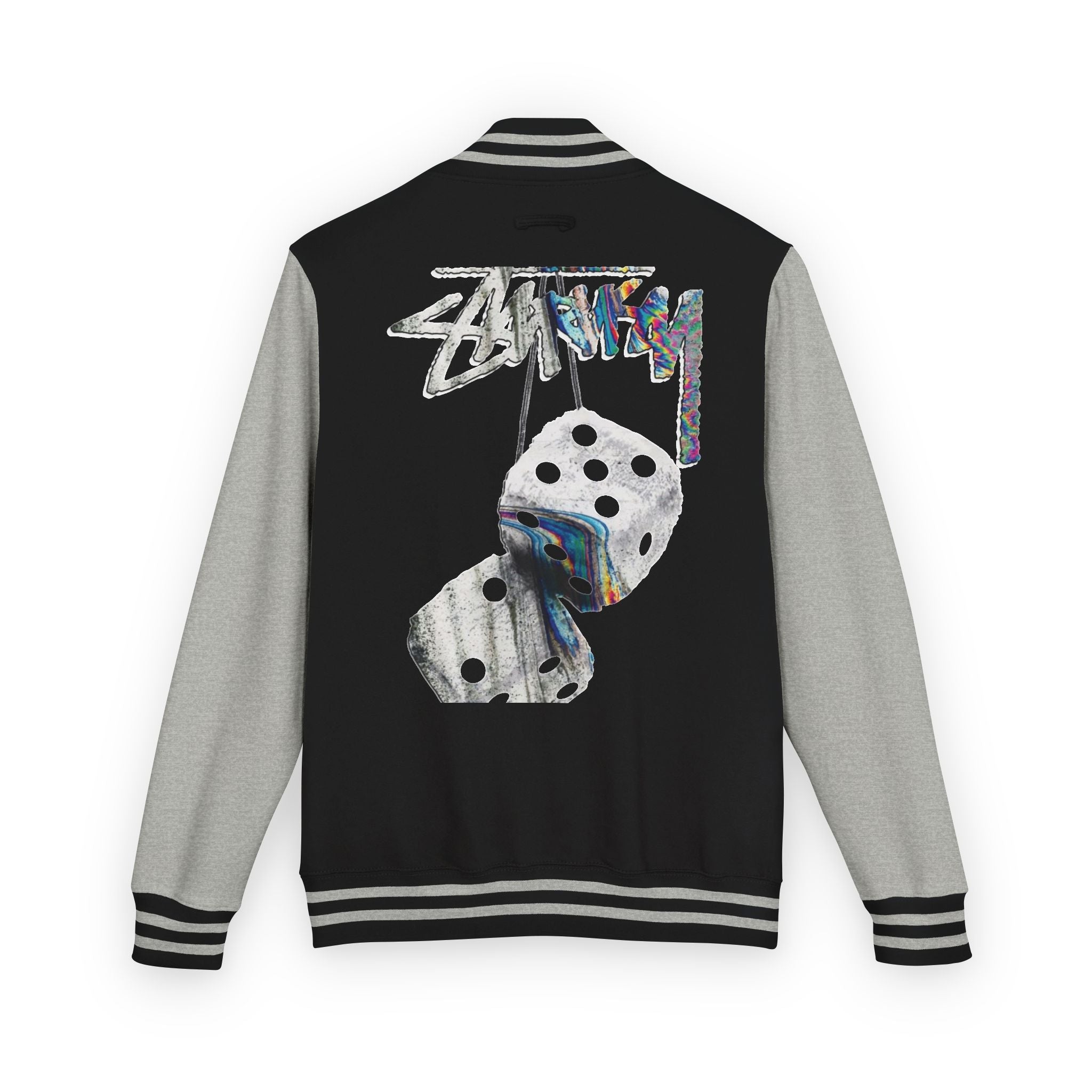 Hanging Dice Letterman Jacket | Varsity Bomber Jacket