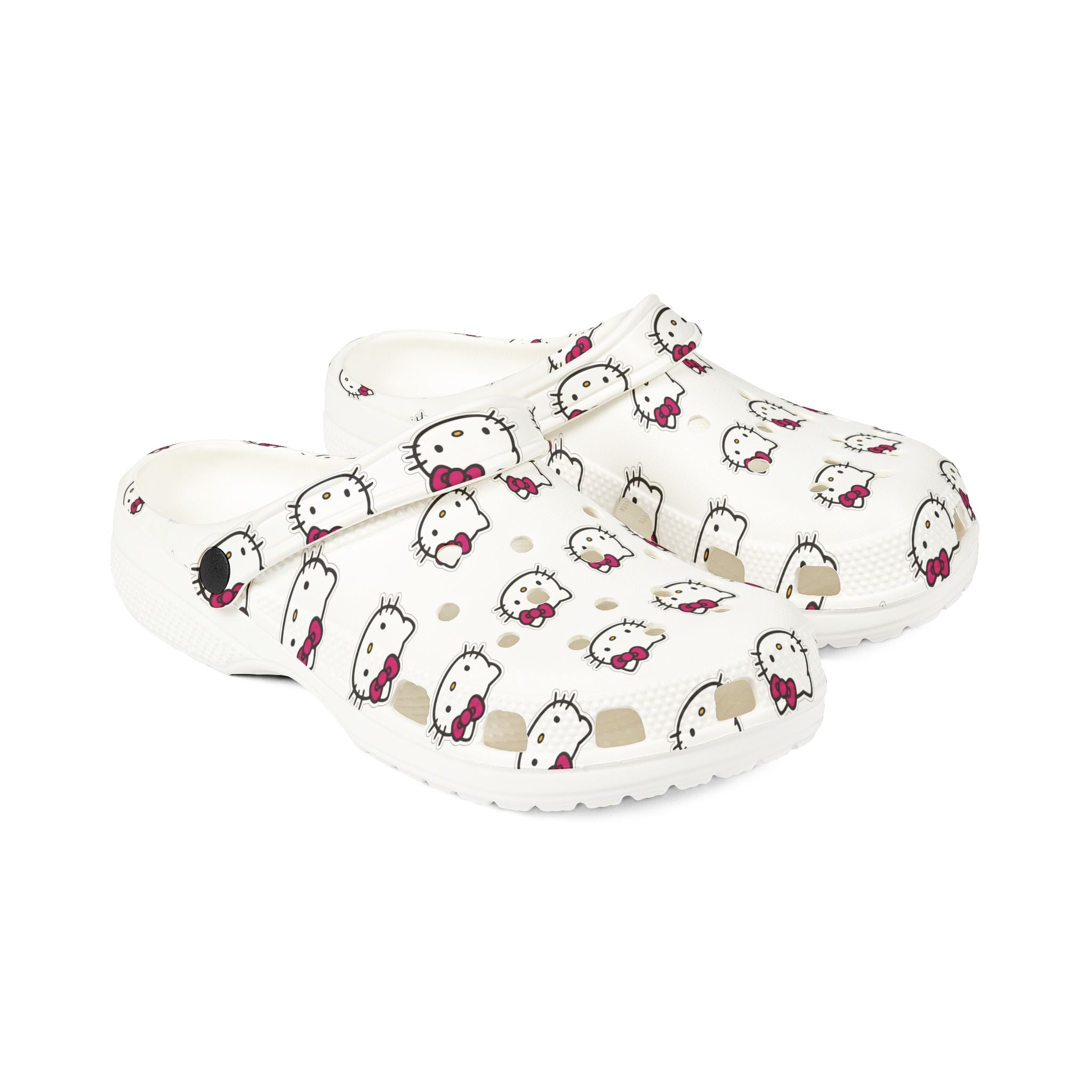 Hello Kitty Pattern EVA Foam Clogs | Cute Cartoon Face Slip-On Shoes