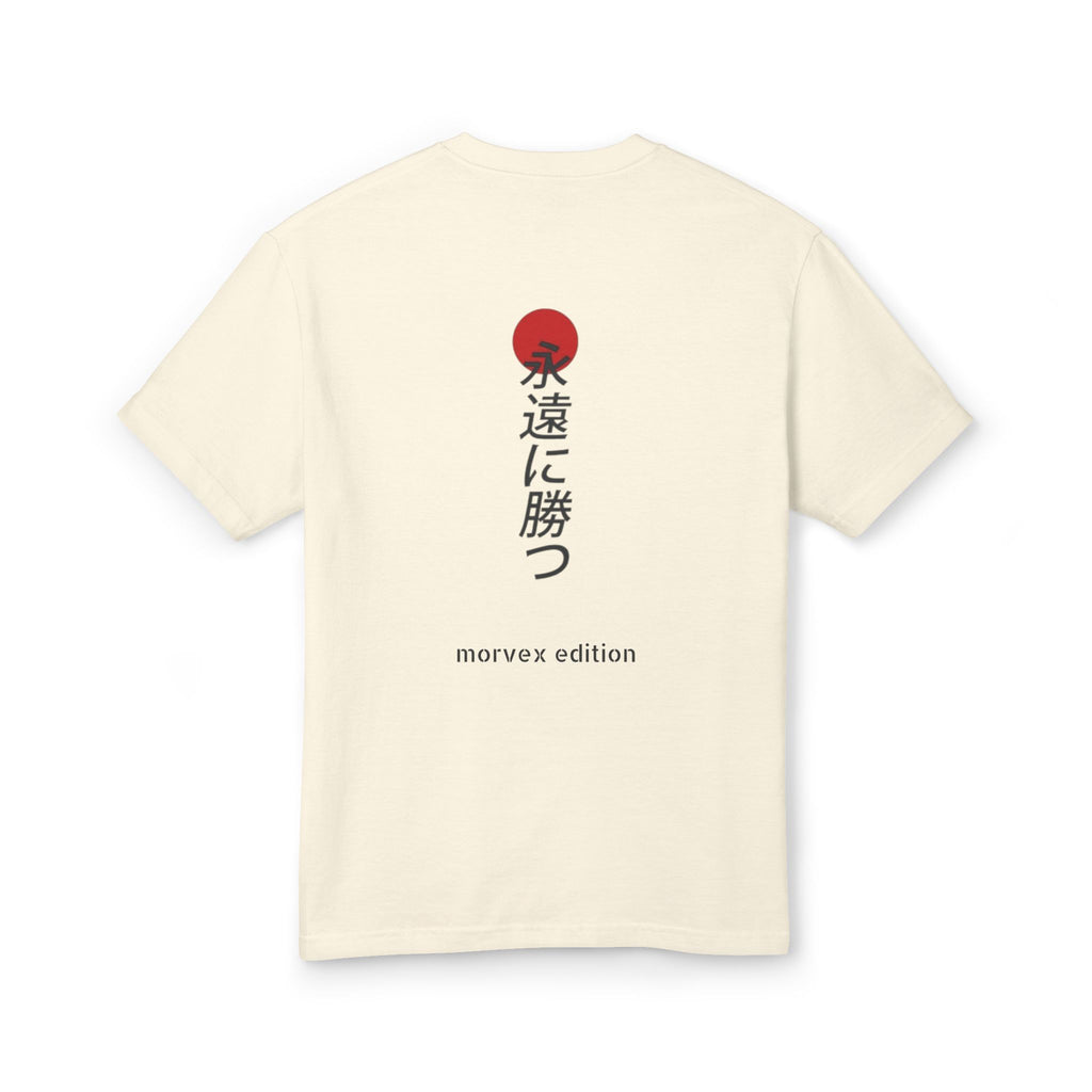 MORVEX Minimal Logo Tee | Japanese Kanji Back Print T-Shirt