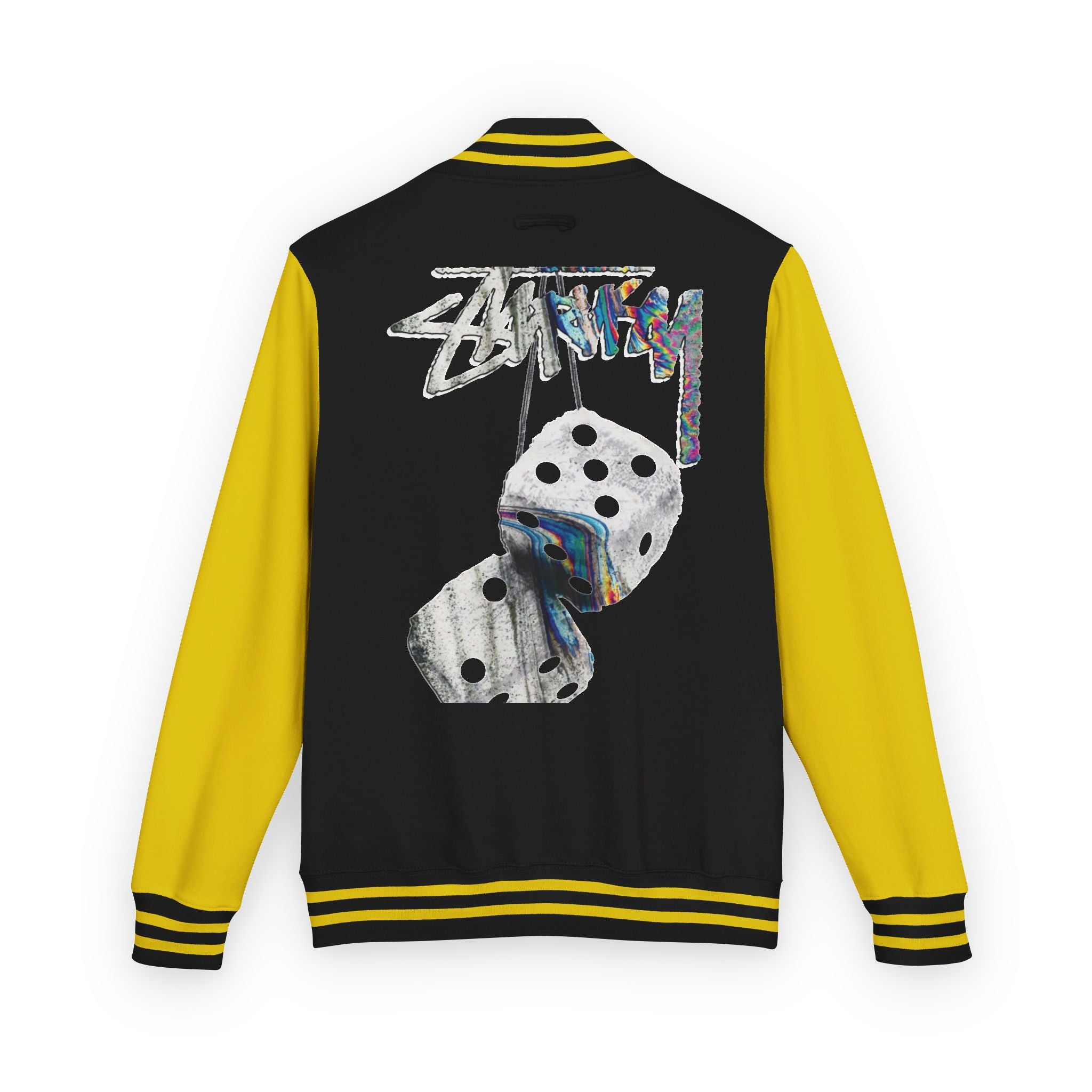 Hanging Dice Letterman Jacket | Varsity Bomber Jacket