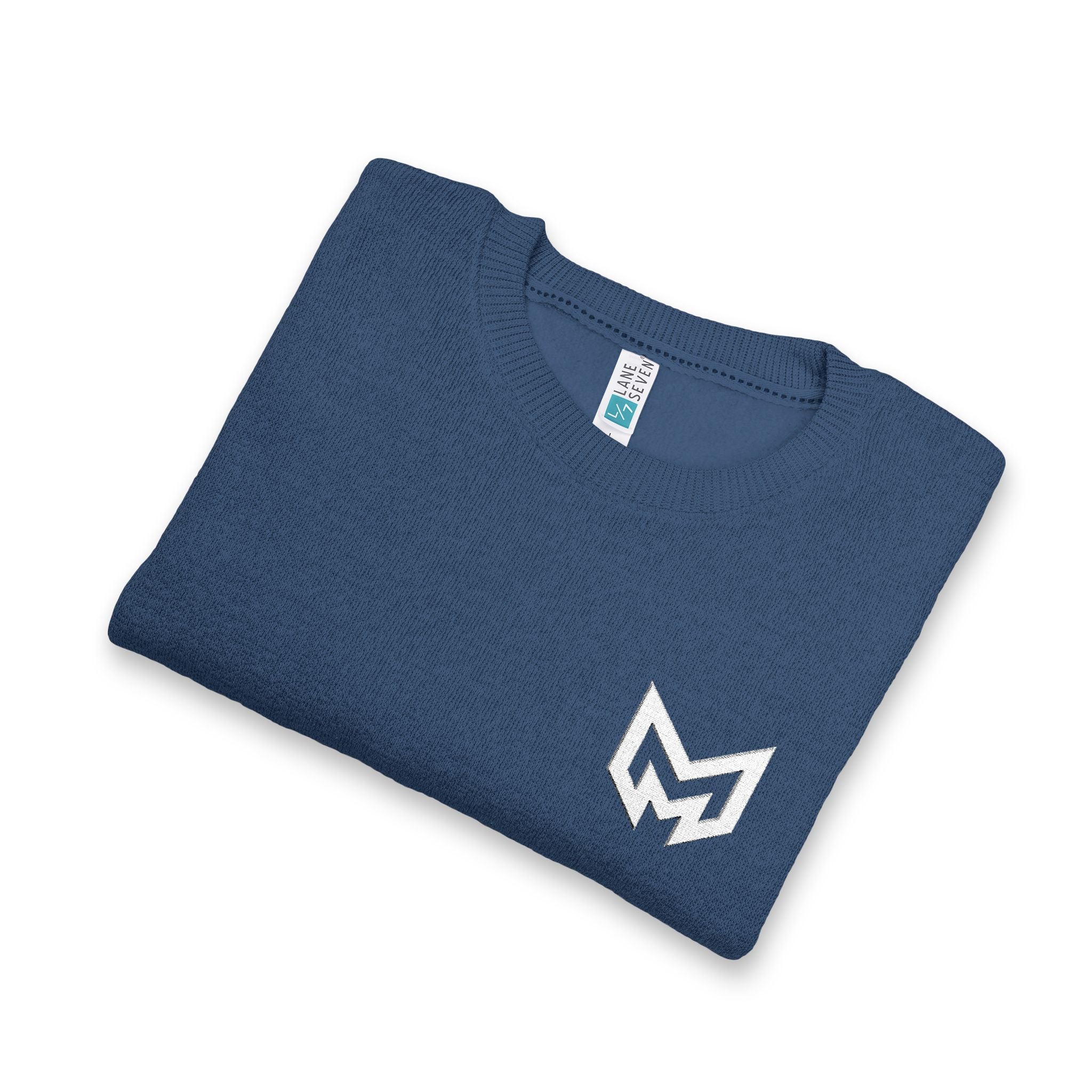 Nantucket Embroidered Heart Crewneck Sweatshirt | Small Chest Logo