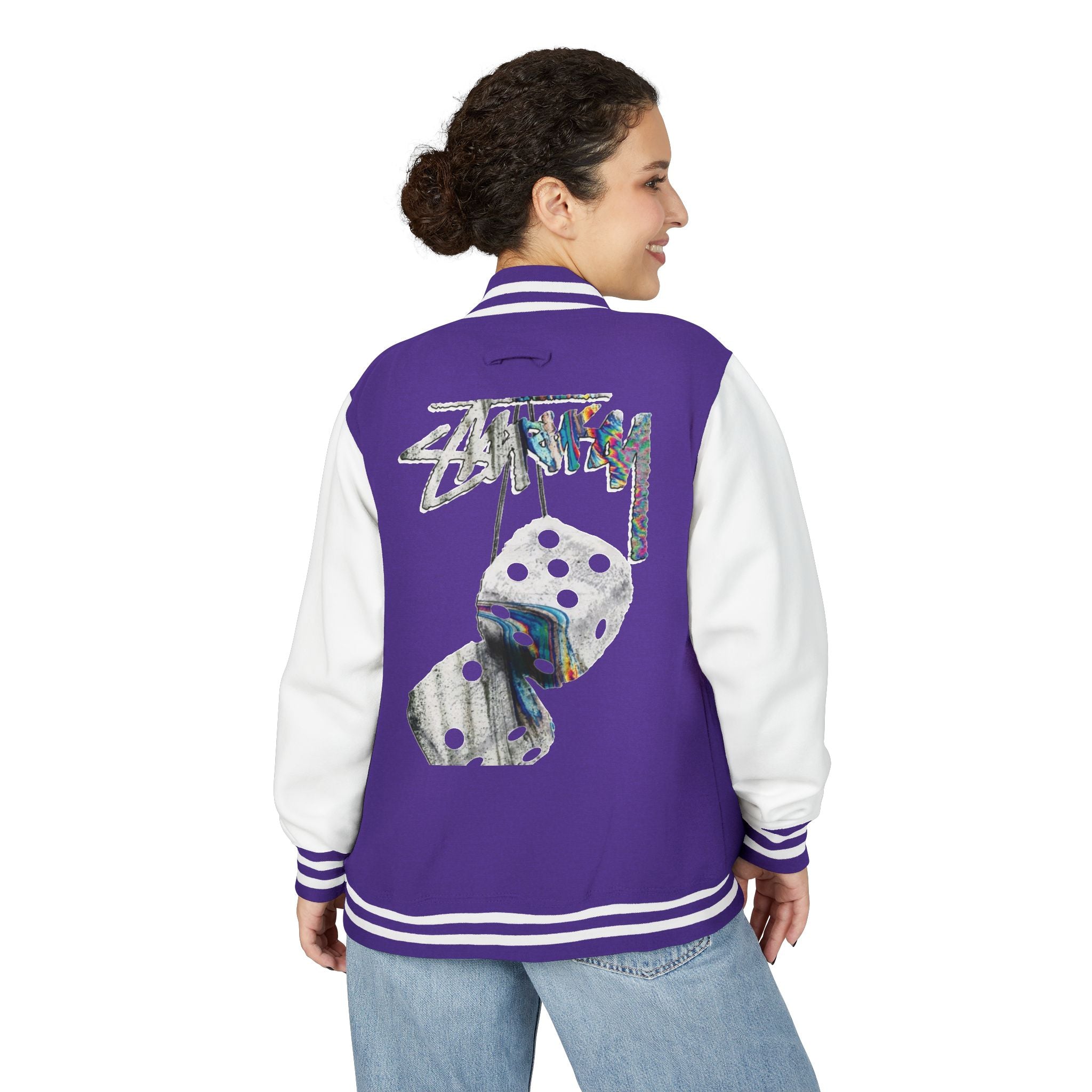 Hanging Dice Letterman Jacket | Varsity Bomber Jacket