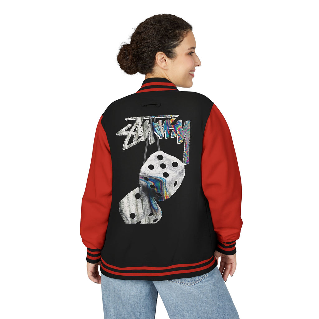 Hanging Dice Letterman Jacket | Varsity Bomber Jacket