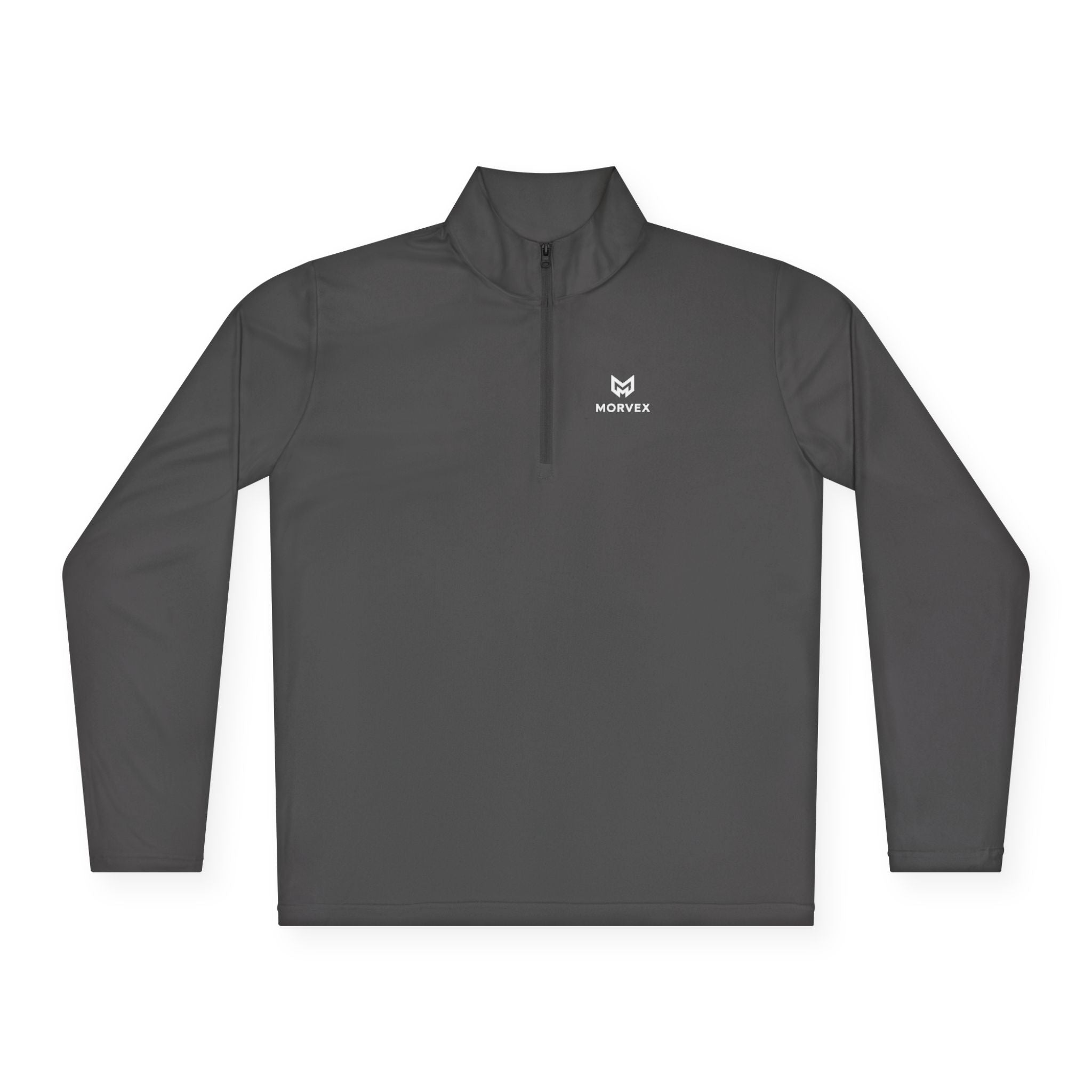 Minimal Fox Logo Quarter-Zip Pullover | Small Chest Emblem