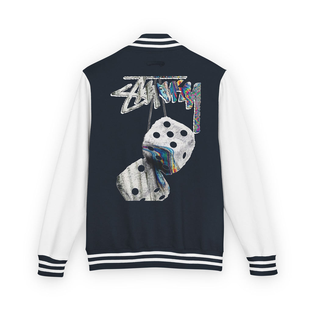 Hanging Dice Letterman Jacket | Varsity Bomber Jacket