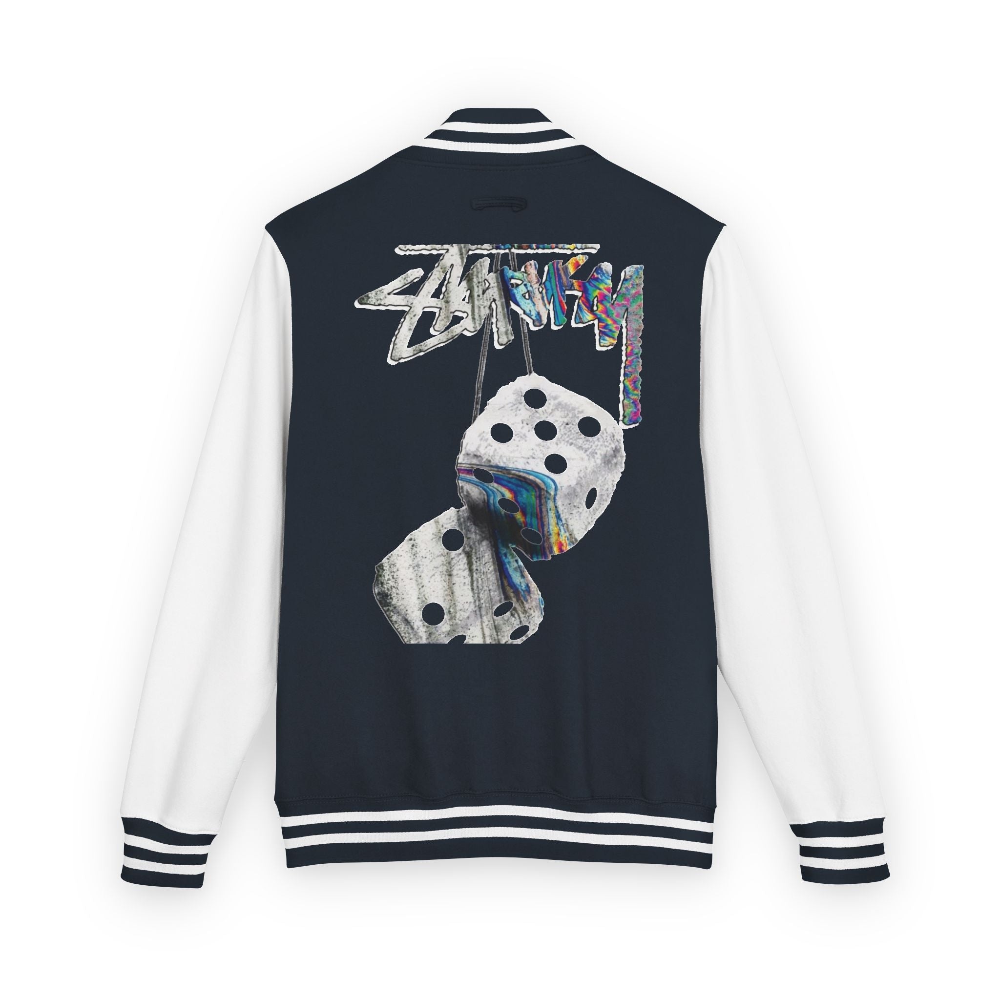 Hanging Dice Letterman Jacket | Varsity Bomber Jacket