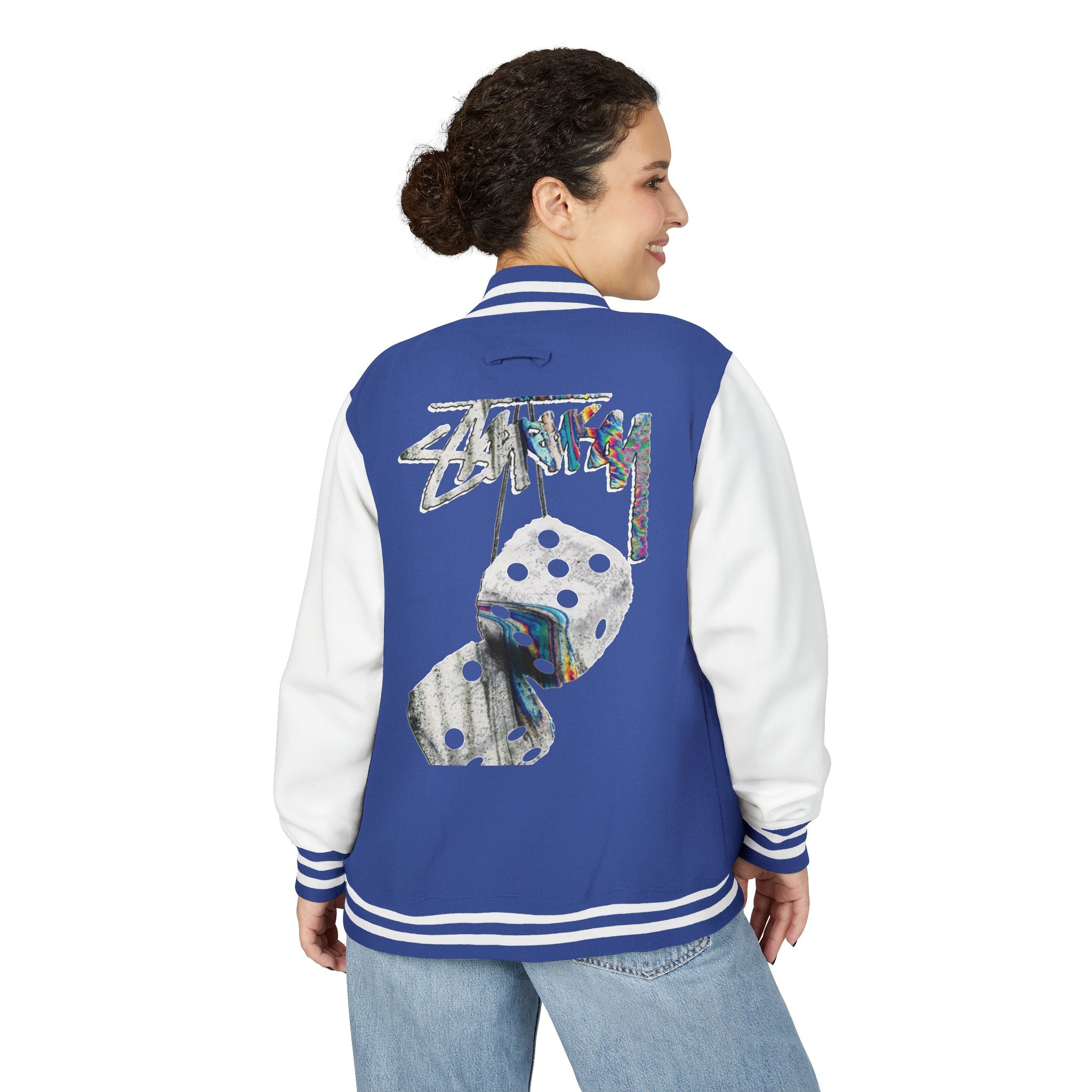 Hanging Dice Letterman Jacket | Varsity Bomber Jacket