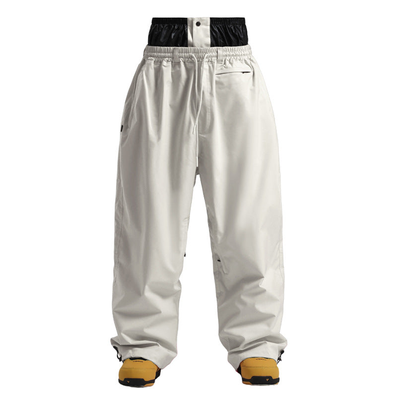 New Loose Single-board Windproof Waterproof Breathable Wide-leg Work Pants