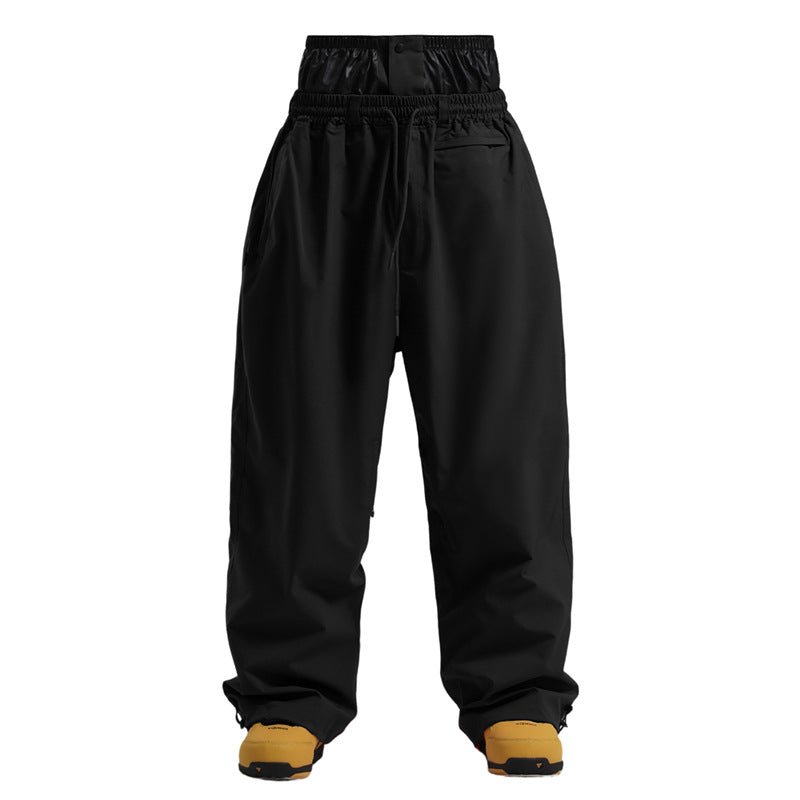 New Loose Single-board Windproof Waterproof Breathable Wide-leg Work Pants